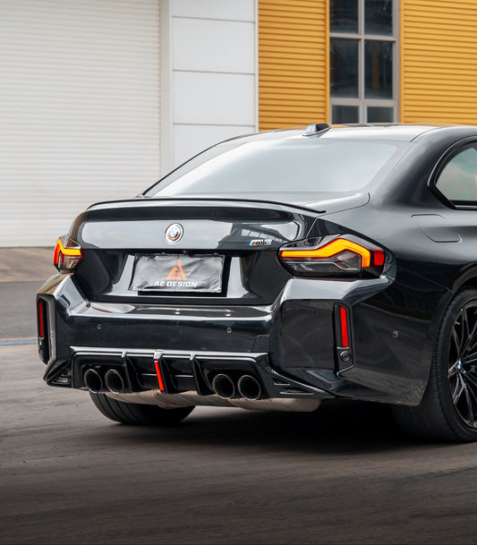 BMW M2C M2 G87 2023-ON with Aftermarket Parts - Rear Diffuser ABS from ArmorExtend