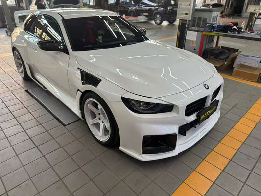 BMW M2C M2 G87 2023-ON with Aftermarket Parts - Front Lip ABS from ArmorExtend