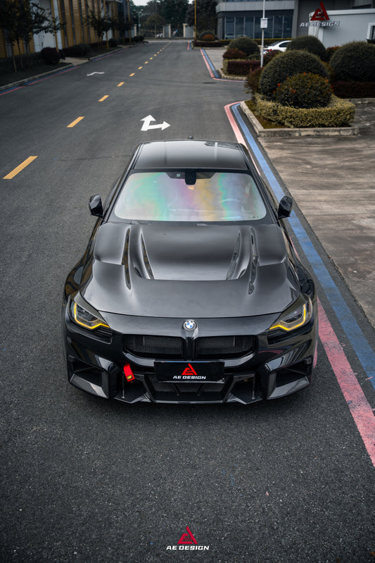 BMW M2CS M2 G87 2023-ON & 2 Series M240i 230i G42 2022-ON with Aftermarket Parts - ART Hood Bonnet Dry Pre-preg Carbon Fiber from ArmorExtend
