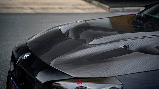 BMW M2CS M2 G87 2023-ON & 2 Series M240i 230i G42 2022-ON with Aftermarket Parts - ART Hood Bonnet Dry Pre-preg Carbon Fiber from ArmorExtend