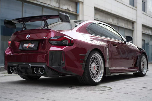 BMW M2 / M2C G87 2023 2024 with Aftermarket Parts - Rear Diffuser Pre-preg Carbon Fiber from BCTXE Tuning