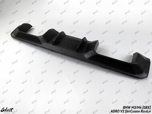BMW M3CS M3C M3 G80 G81 2021-ON & M4CSL M4CS M4C M4 G82 G83 2021-ON with Aftermarket Parts - Adro V2 Style Rear Diffuser Dry Pre-preg Carbon Fiber from Aero Republic