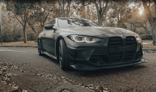 BMW M3 / M3C G80/G81 2021-ON & M4 / M4C G82/G83 2021-ON with Future Design Carbon's Aftermarket Parts - Front Lip MTC Carbon Fiber / FRP