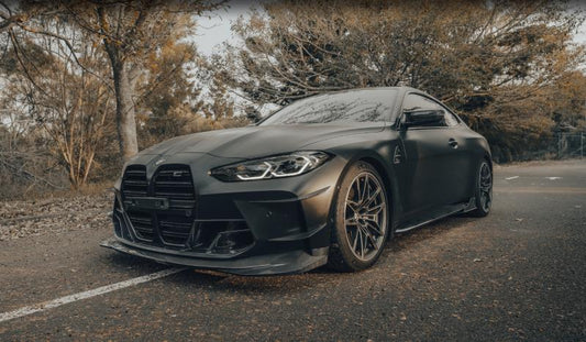 BMW M3 / M3C G80/G81 2021-ON & M4 / M4C G82/G83 2021-ON with Future Design Carbon's Aftermarket Parts - Front Lip MTC Carbon Fiber / FRP