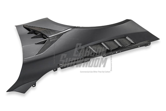 BMW M4CSL M4CS M4C M4 G82 G83 2021-ON with Aftermarket Parts - Hommage+ Front Fenders Carbon Fiber from Geex Village