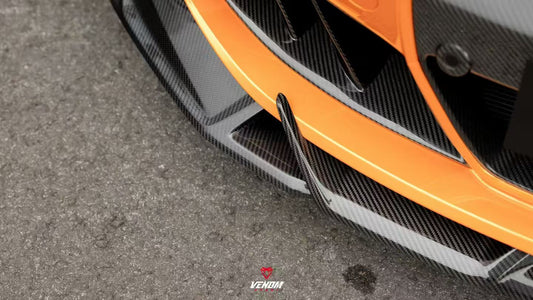 BMW M3 G80 G81 2021-ON & M4 G82 G83 2021-ON with Aftermarket Parts - Venom Sport Series Style Front Lip Dry Pre-preg Carbon Fiber from ArmorExtend