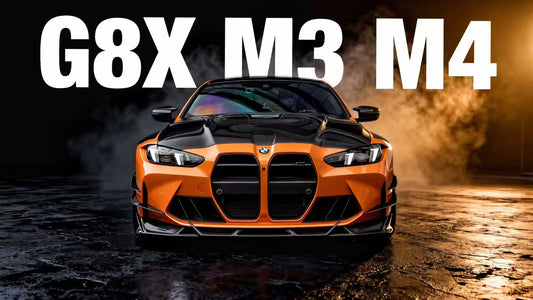 BMW M3 G80 G81 2021-ON & M4 G82 G83 2021-ON with Aftermarket Parts - Venom Sport Series Style Front Canards Dry Pre-preg Carbon Fiber from ArmorExtend