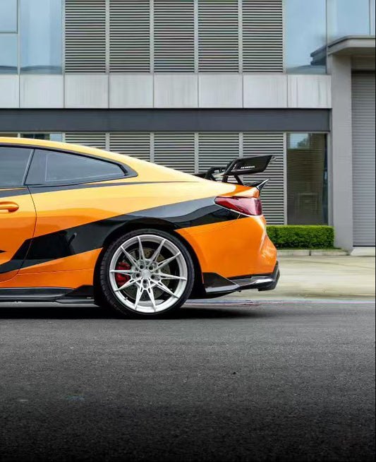 BMW M4 G82 2021-ON & 4 Series G22 430i M440i 2020-ON with Aftermarket Parts - Venom Sport Series Style Rear Lip Ducktail Spoiler Dry Pre-preg Carbon Fiber from ArmorExtend