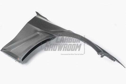 BMW M4 / M4C / M4CS G82 G83 2021-ON with Aftermarket Parts - ART Widebody Front Fenders Dry Pre-preg Carbon Fiber from ArmorExtend