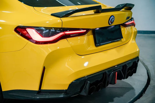 Aero Republic Carbon Fiber Rear Spoiler V Style for BMW 3 Series G20 & M3 G80 - Performance SpeedShop
