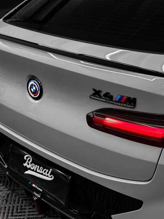 BMW X4M X4MC F98 (Fits Both Pre-LCI & LCI) 2019-ON & X4 G02 (Fits Both Pre-LCI & LCI) 2019-ON with Aftermarket Parts - Rear Spoiler Pre-preg Carbon Fiber from Karbel Carbon