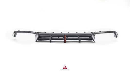 BMW X4M X4MC F98 (Fits Both Pre-LCI & LCI) 2019 2020 2021 2022 2023 2024 2025 with Aftermarket Parts - ART V2 Rear Diffuser Dry Pre-preg Carbon from ArmorExtend