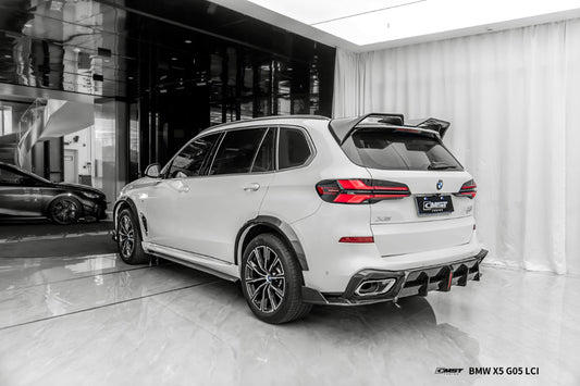BMW X5 G05 LCI 2024-ON with Aftermarket Parts - Rear Diffuser Pre-preg Carbon Fiber from CMST Tuning