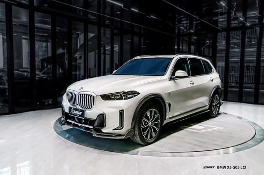 BMW X5 G05 LCI 2024-ON with Aftermarket Parts - Side Skirts Pre-preg Carbon Fiber from CMST Tuning