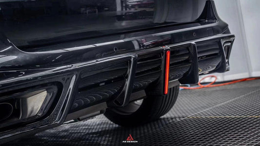 BMW X5 G05 M50i X/S Drive 40i (with M-Package) (Fits Both Pre-LCI & LCI) 2019 2020 2021 2022 2023 2024 with Aftermarket Parts - AE Style Rear Diffuser & Canards PP from ArmorExtend