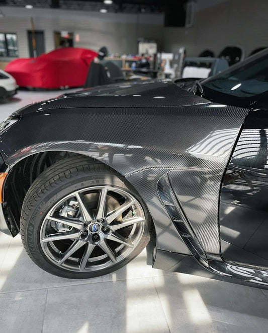 Subaru Toyota BRZ ZD8 2022 2023 2024 & GR86 ZN8 2022 2023 2024 with Aftermarket Parts - OEM Style Front Fender Carbon Fiber / FRP from EPR USA USA