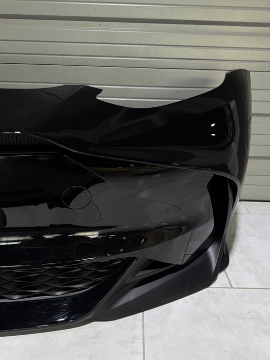 Tesla Model Y / Performance 2021-ON with Aftermarket Parts - Loong Flames Max Front Bumper PP from Yofer USA