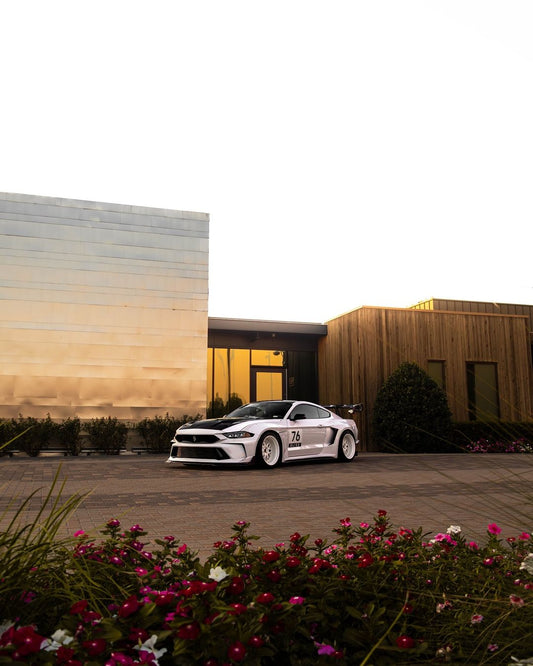 Robot Craftsman DUSK Front Bumper for Ford Mustang Ecoboost V6 GT Mach1 Bullitt S550.2 2018-2023 Carbon Fiber/FRP