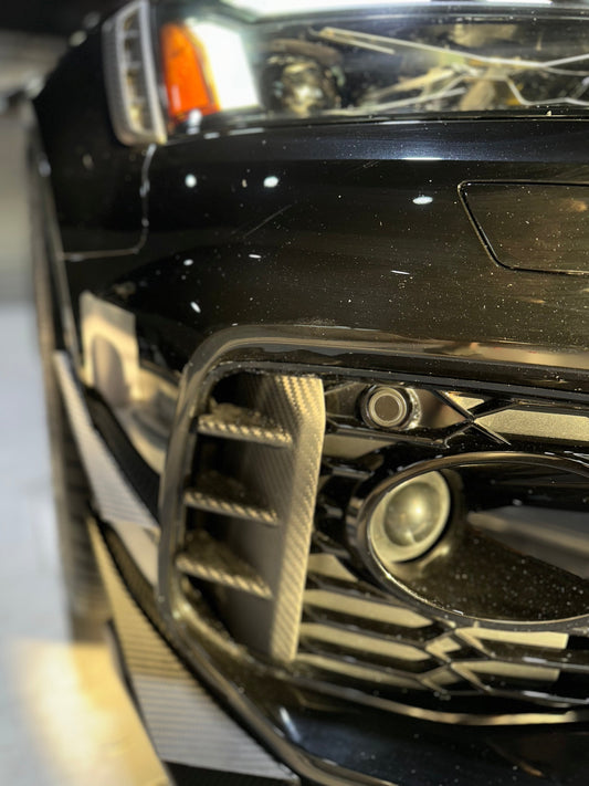 Karbel Carbon Dry Carbon Fiber Fog Light Trim Overlay For Audi RS5 B9.5 2020-2025
