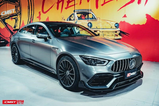 Mercedes Benz AMG GT 4 Door GT63 GT63s GT53 GT43 GT50 X290 2019-ON (This product is desigend to work with the "CMST Front Bumper" only, it does not fit the OEM Bumper ) with Aftermarket Parts - Front Canards Carbon Fiber / FRP from CMST Tuning