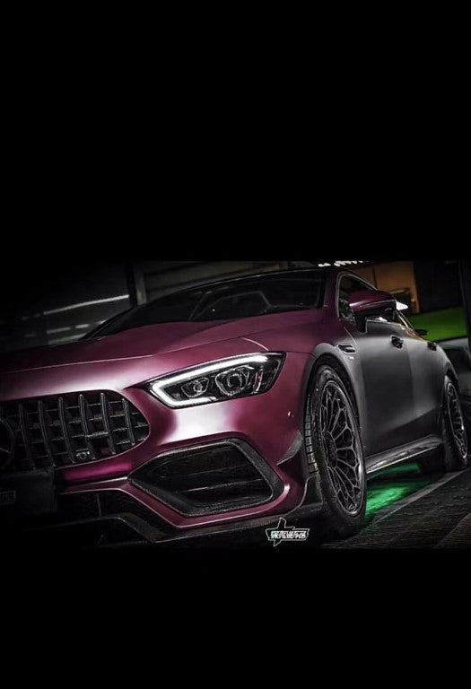 Mercedes Benz AMG GT 4 Door GT63 GT63s GT53 GT43 GT50 X290 2019-ON (This product is desigend to work with the "CMST Front Bumper" only, it does not fit the OEM Bumper ) with Aftermarket Parts - Front Canards Carbon Fiber / FRP from CMST Tuning