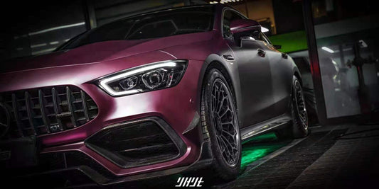Mercedes Benz AMG GT 4 Door GT63 GT63s GT53 GT43 GT50 X290 2019-ON (This product is desigend to work with the "CMST Front Bumper" only, it does not fit the OEM Bumper ) with Aftermarket Parts - Front Canards Carbon Fiber / FRP from CMST Tuning