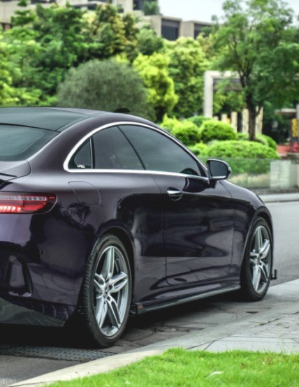 Mercedes Benz E-Class E53 E550 E450 E400 C238 A238 2018-2023 with Aftermarket Parts - Side Skirts from CMST Tuning