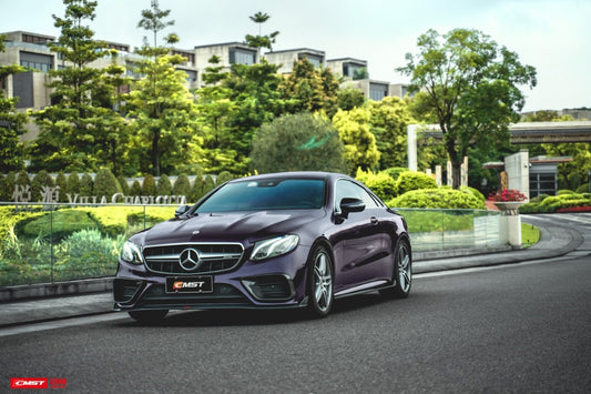 Mercedes Benz E-Class E53 E550 E450 E400 C238 A238 2018-2023 with Aftermarket Parts - Upper Valences Carbon Fiber / FRP from CMST Tuning