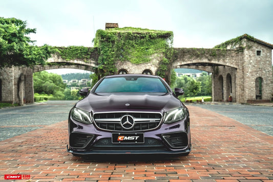 Mercedes Benz E-Class E53 E550 E450 E400 C238 A238 2018-2023 with Aftermarket Parts - Upper Valences Carbon Fiber / FRP from CMST Tuning