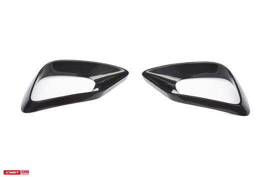 Mercedes Benz E-Class E53 E550 E450 E400 C238 A238 2018-2023 with Aftermarket Parts - Upper Valences Carbon Fiber / FRP from CMST Tuning