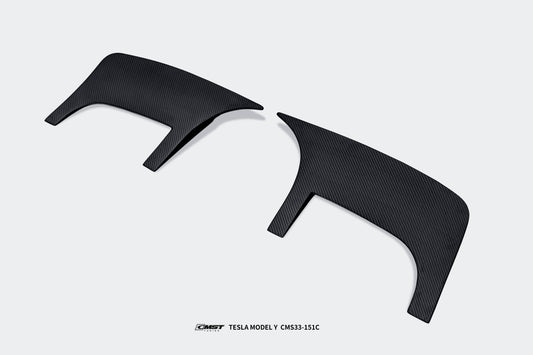 Tesla Model Y Performance AWD Long Range RWD Standard 2020 2021 2022 2023 2024 with Aftermarket Parts - Roof Spoiler FRP / Carbon Fiber from CMST Tuning