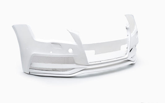 Audi S7 A7 C7 / C7.5 2012 2013 2014 2015 2016 2017 2018 with Aftermarket Parts - Front Bumper & Lip Carbon Fiber / FRP from CMST Tuning