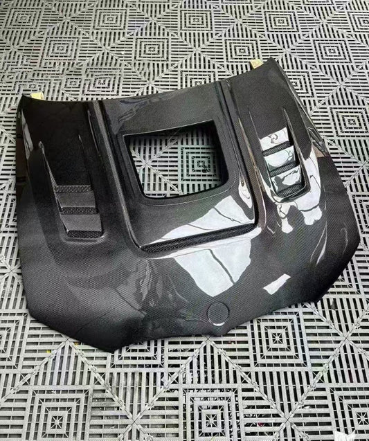 BMW 3 Series M340i 330i G20 G21 2019-ON with Aftermarket Parts - Hood Bonnet Carbon Fiber / FRP from CMST Tuning