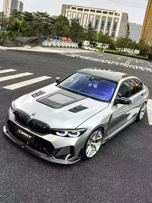 BMW 3 Series M340i 330i G20 G21 2019-ON with Aftermarket Parts - Hood Bonnet Carbon Fiber / FRP from CMST Tuning