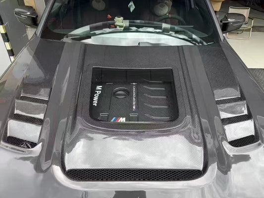 BMW 3 Series M340i 330i G20 G21 2019-ON with Aftermarket Parts - Hood Bonnet Carbon Fiber / FRP from CMST Tuning