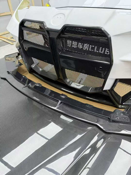 BMW 4 Series M440 430 G22 G23 2020-ON & 4 Series M440 430 G26 2020-ON with Aftermarket Parts - HORIZON Front Bumper & Gill Carbon Fiber / FRP from CMST Tuning