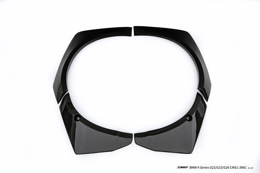 BMW 4 Series M440 430 G22 G23 2020-ON with Aftermarket Parts - HORIZON Front Fender Flares Wheel Arches Dry Pre-preg Carbon Fiber / FRP from CMST Tuning