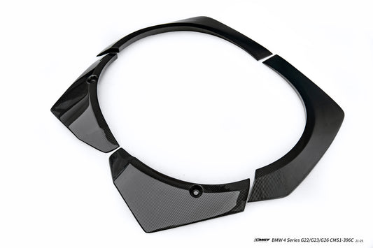 BMW 4 Series M440 430 G22 G23 2020-ON with Aftermarket Parts - HORIZON Front Fender Flares Wheel Arches Dry Pre-preg Carbon Fiber / FRP from CMST Tuning