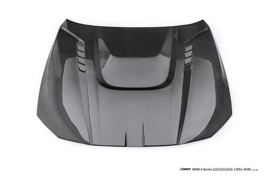 BMW 4 Series M440 430 G22 G23 2020-ON & 4 Series M440 430 G26 2020-ON with Aftermarket Parts - HORIZON V3 Hood Dry Pre-preg Carbon Fiber / FRP from CMST Tuning