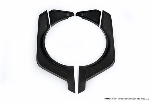 BMW 4 Series M440 430 G22 G23 2020-ON with Aftermarket Parts - HORIZON Rear Quarter Panel Fender Flares Wheel Arches Dry Pre-preg Carbon Fiber / FRP from CMST Tuning