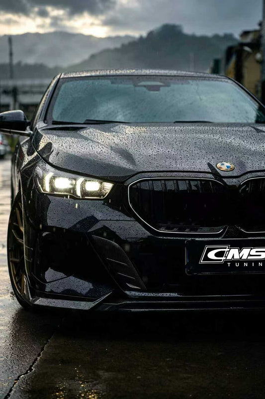 BMW i5 M60 xDrive40 / eDrive40 G60 G61 & 5 Series 550e xDrive 540i xDrive / 530i xDrive / 530i G60 G612024-ON with Aftermarket Parts - V1 Hood Carbon Fiber / FRP from CMST Tuning