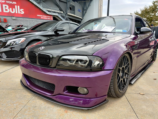 BMW E46 2 Door 2001 2002 2003 2004 2005 2006 with Aftermarket Parts - Hood Bonnet Carbon Fiber / FRP from CMST Tuning