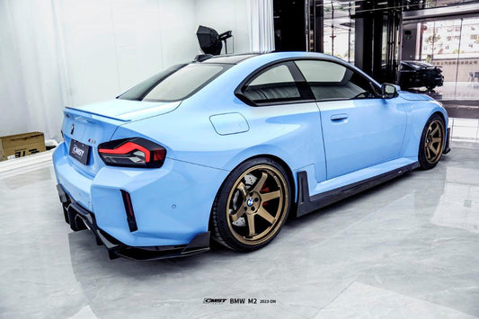 BMW M2 / M2C G87 2023 2024 with Aftermarket Parts - Side Skirts Carbon Fiber from CMST Tuning