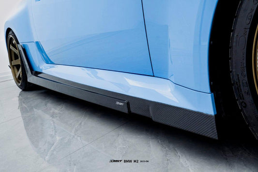 BMW M2 / M2C G87 2023 2024 with Aftermarket Parts - Side Skirts Carbon Fiber from CMST Tuning