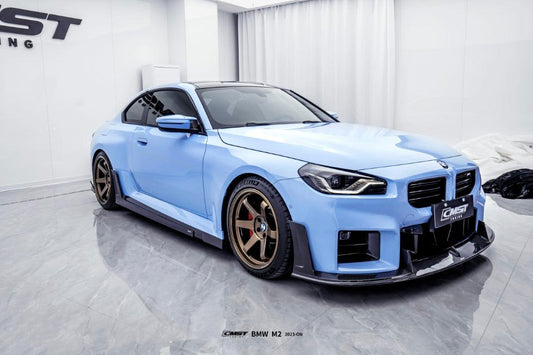 BMW M2 / M2C G87 2023 2024 with Aftermarket Parts - Front Lip Carbon Fiber from CMST Tuning