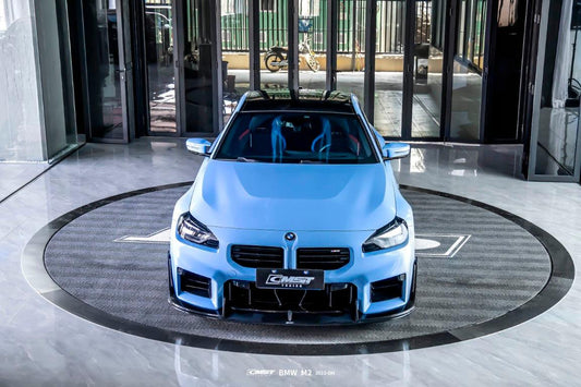 BMW M2 / M2C G87 2023 2024 with Aftermarket Parts - Front Lip Carbon Fiber from CMST Tuning