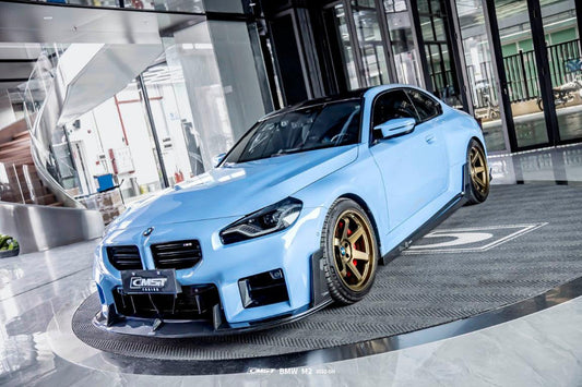 BMW M2 / M2C G87 2023 2024 with Aftermarket Parts - Front Lip Carbon Fiber from CMST Tuning