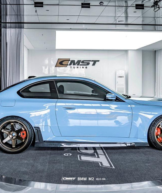 BMW M2 / M2C G87 2023 2024 with Aftermarket Parts - Side Skirts Carbon Fiber from CMST Tuning