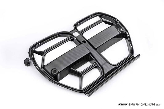 BMW M3CS M3C M3 G80 G81 2021-ON & M4CS M4C M4 G82 G83 2021-ON with Aftermarket Parts - Front Kidney Grill Dry Pre-preg Carbon Fiber / FRP from CMST Tuning
