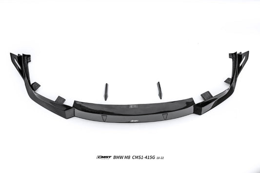 BMW M8 M8C F91 F92 F93 2019-ON with Aftermarket Parts - Front Lip Dry Pre-preg Carbon Fiber / FRP from CMST Tuning